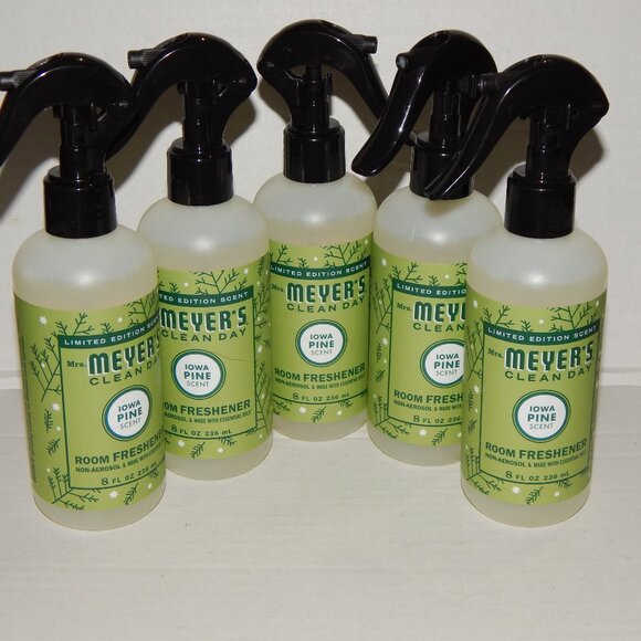 5 Mrs Meyer's Clean Day - IOWA PINE - Limited Edition Room Freshener 8oz Ea - Picture 1 of 2